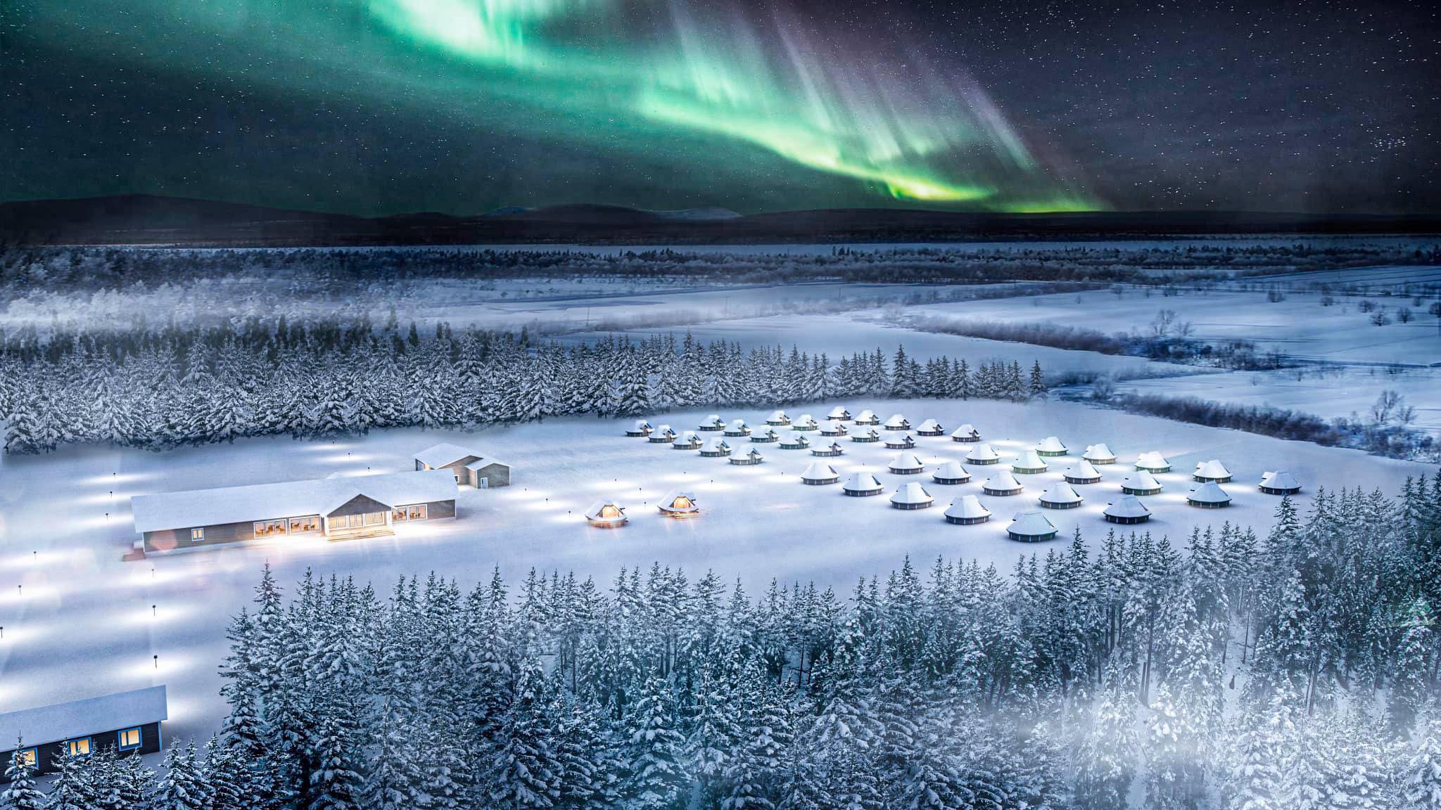social Mængde af Modtager Northern Lights Village Levi - Glass Igloo Resort Under Aurora Borealis